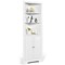 Bathroom Corner Floor Cabinet Tall Bathroom Storage Cabinet W/ Shelves